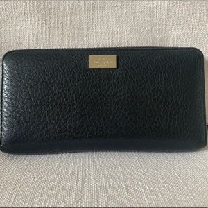 Kate Spade Zip-Around Wallet, Black
